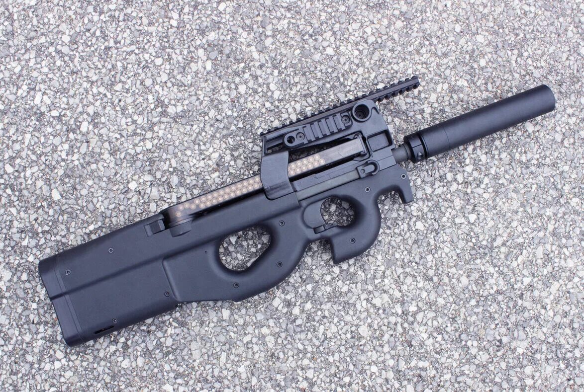 Автомат FN p90. Бельгийский ПП FN p90.