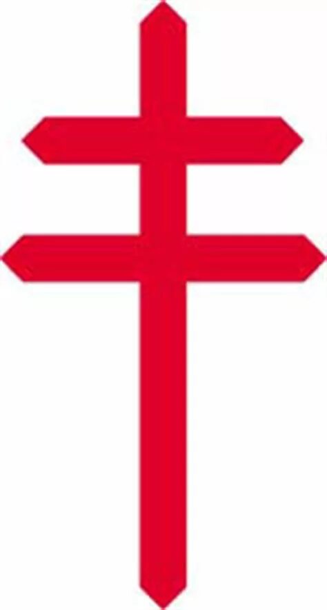 Символ снизу. Лотарингский крест Франция. Лотарингский крест символ. Лотарингский крест де Голля. Лотарингский крест сопротивление.