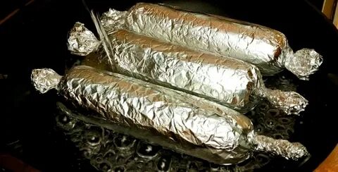 Мясные рулеты в фольге
