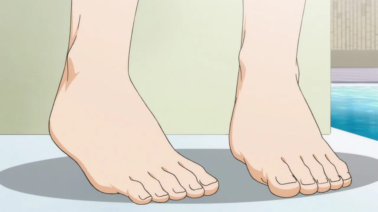 Rubbing feet