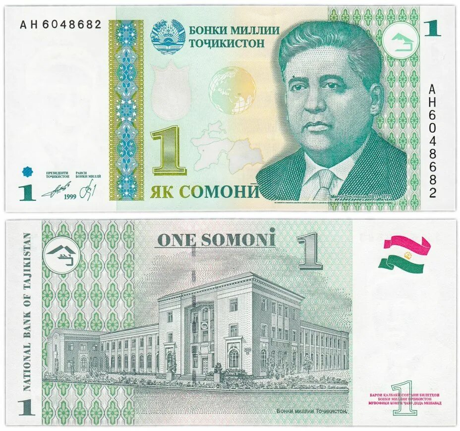 1.000 руб сколько сомони. 1 Сомони 1999 Таджикистан. Банкноты Таджикистана: 1 Сомони. Таджикистан 1999 2010 UNC. 5 Сомони 1999.