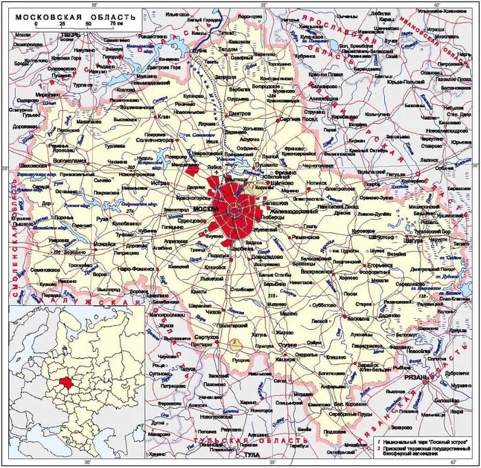 Карта поселков московской области. Карта Московской области с городами. Карта районов Московской области с населенными пунктами.