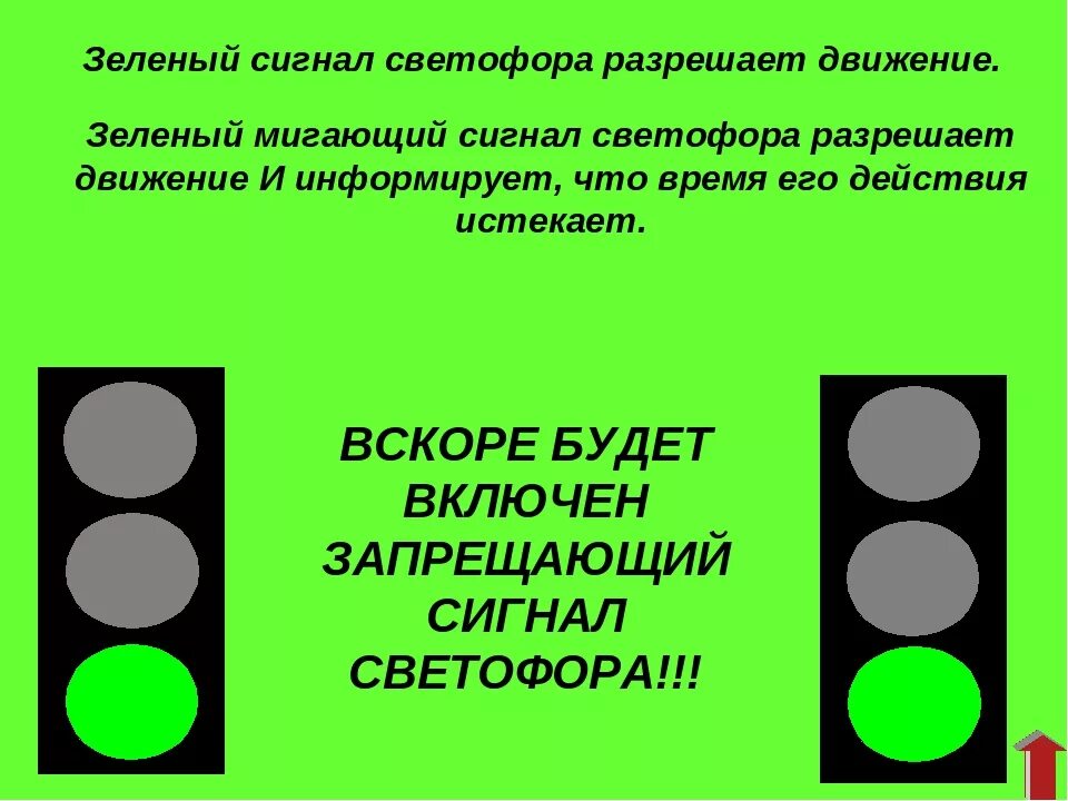 Мигает желтый можно. Сигналы светофора. Зеленый сигнал светофора. Зеленый цвет светофора. Мигающий зеленый сигнал светофора.