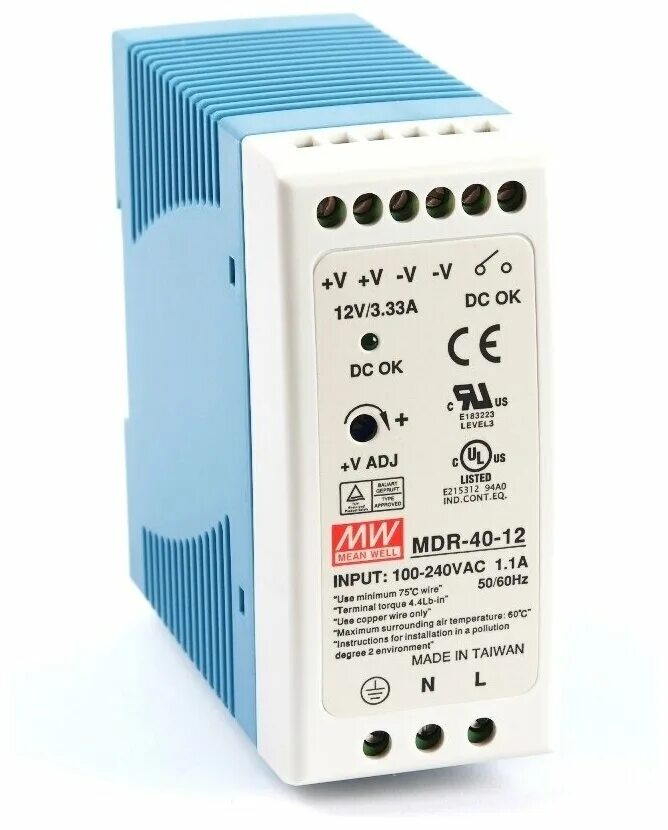 Источник питания mean well mdr-20-24. Meanwell mdr-100-12. Блок питания mean well mdr. Источники питания mean well mdr. Блок питания mean well mdr-20-24.