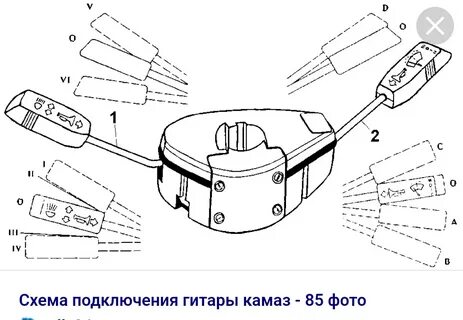 Схема подрулевого камаз