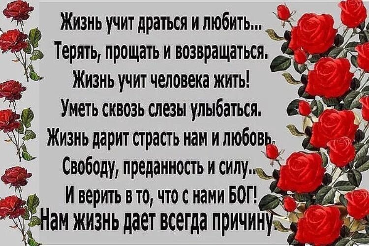 Стихи жизнь учит. Стих надо жить. Жизнь учит цитаты. Стих жизнь научила .. Просто папы умеют терпеть