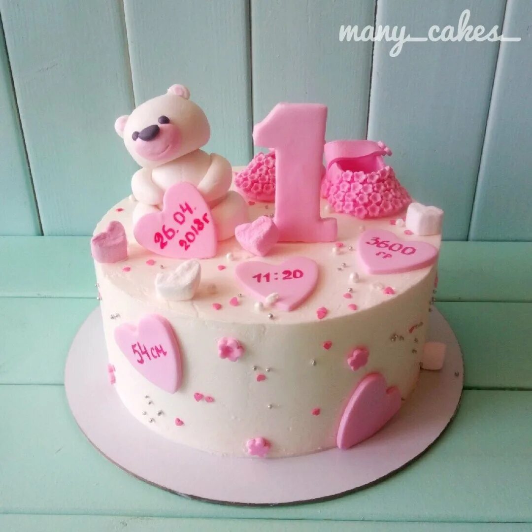 картинки торт на год девочки. торт на год девочке. тортик на 1 годик девочке. торт на годик. торт лерочке 1 годик.