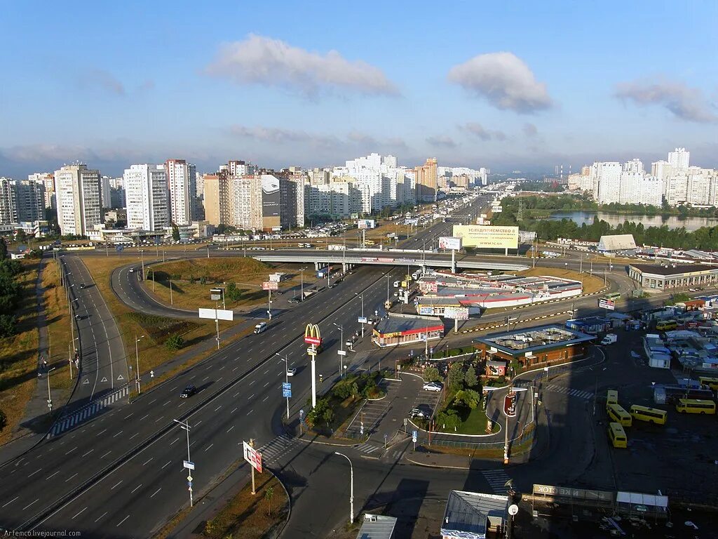 Проспект Николая Бажана. Проспект Чонно. Осокорки. Хорс киев