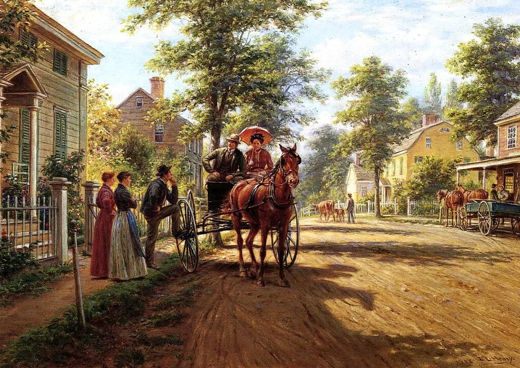 Художник Edward Lamson Henry 1841-1919. Edward Lamson Henry художник.