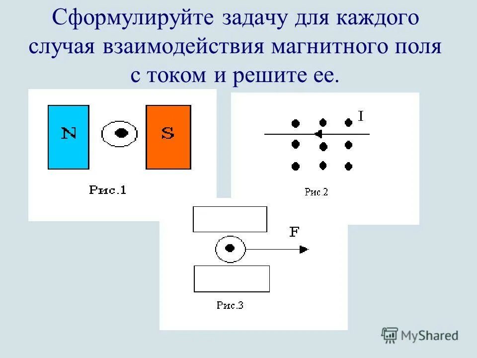 Физика сформулируйте задачу для каждого случая. Различные случаи взаимодействия магнитного поля с током. Правило левой руки сила лоренца задания. Сформулируйте и решите задачу по рисунку. Для каждого случая самостоятельно сформулировать задачу и решите ее.