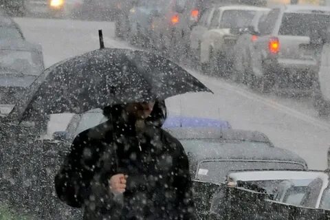 В январе обильный снегопад накрыл