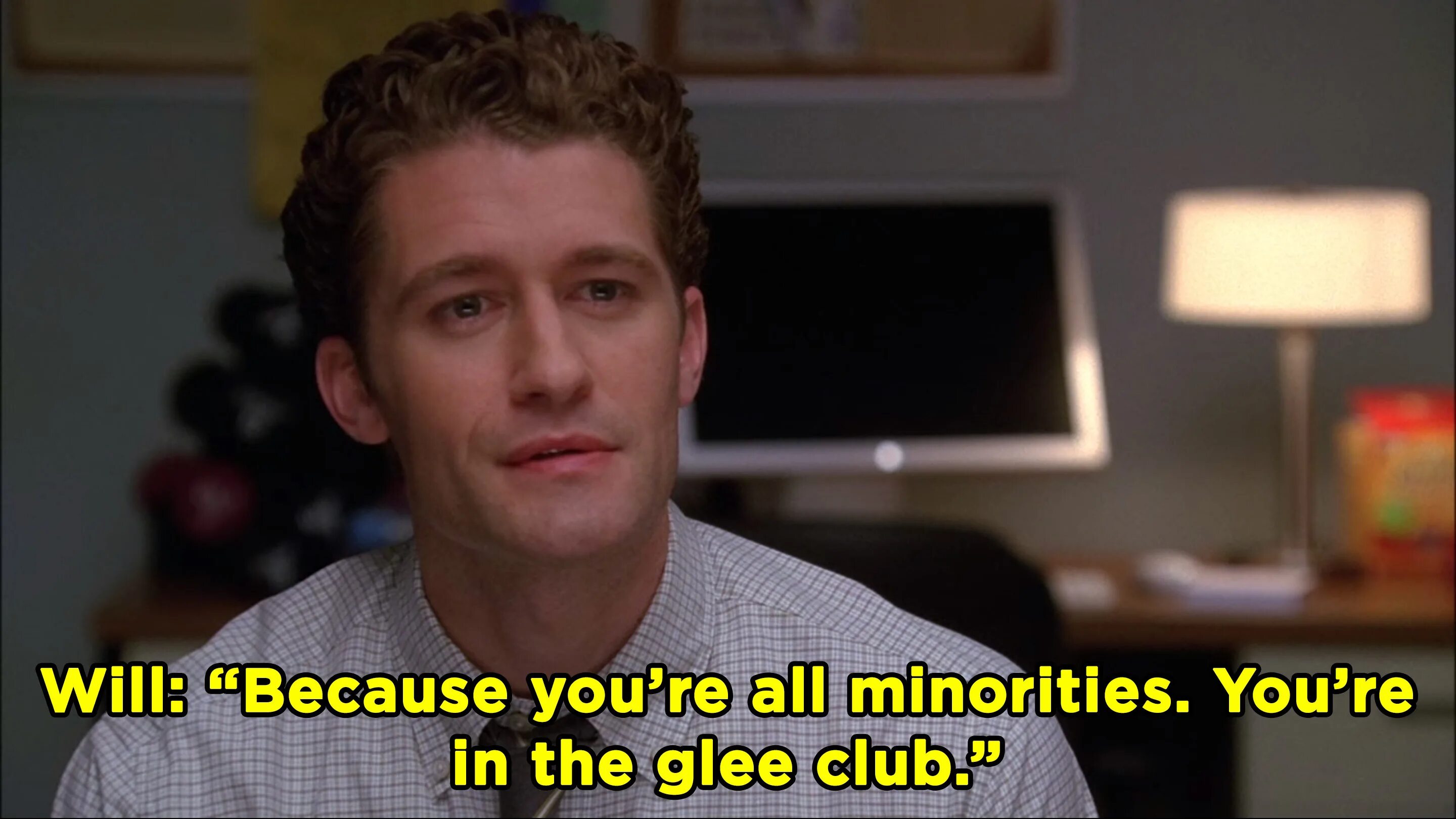 Shut up man. Leo Willis Glee. Will you shut up gif. Schuester. Less than other