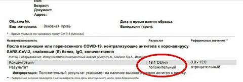 Как узнать результат на коронавирус