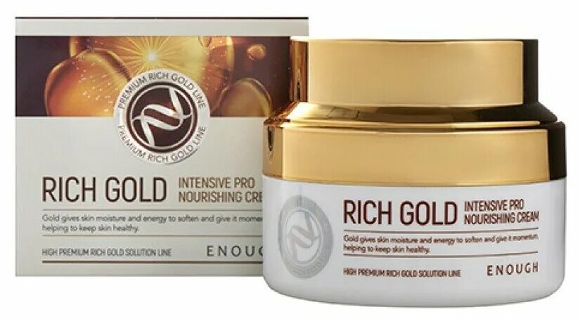 Rich gold крем. Enough Rich Gold Intensive Pro Nourishing Cream 50 ml. Rich Gold Intensive Pro Nourishing Cream. Rich Gold корейский крем. Enough Rich Gold Intensive крем.