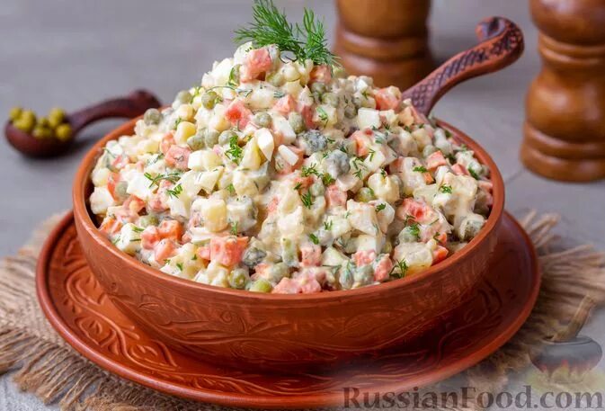 Салат оливье рецепт с фото пошагово Вкусный салат "Оливье" пошаговый рецепт с фото на Повар.ру