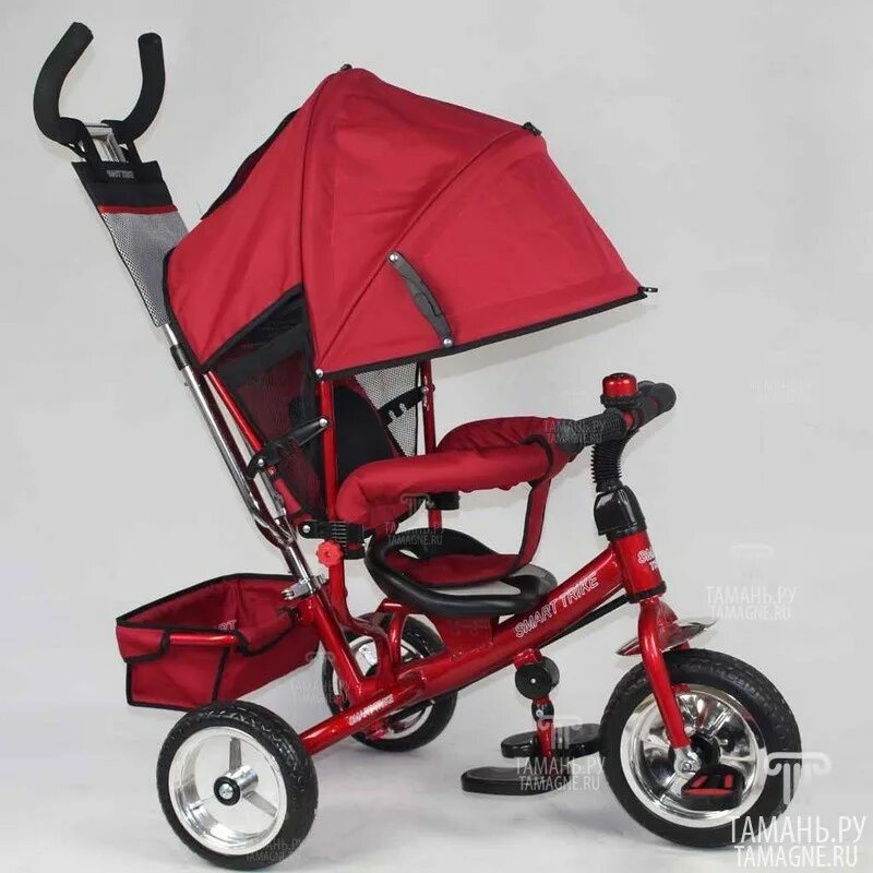 Детский велосипед с ручкой trike. Smart trike a22. велосипед смарт трайк красный. велосипед смарт трайк трехколесный с ручкой. smartrike велосипед 3х колесный.