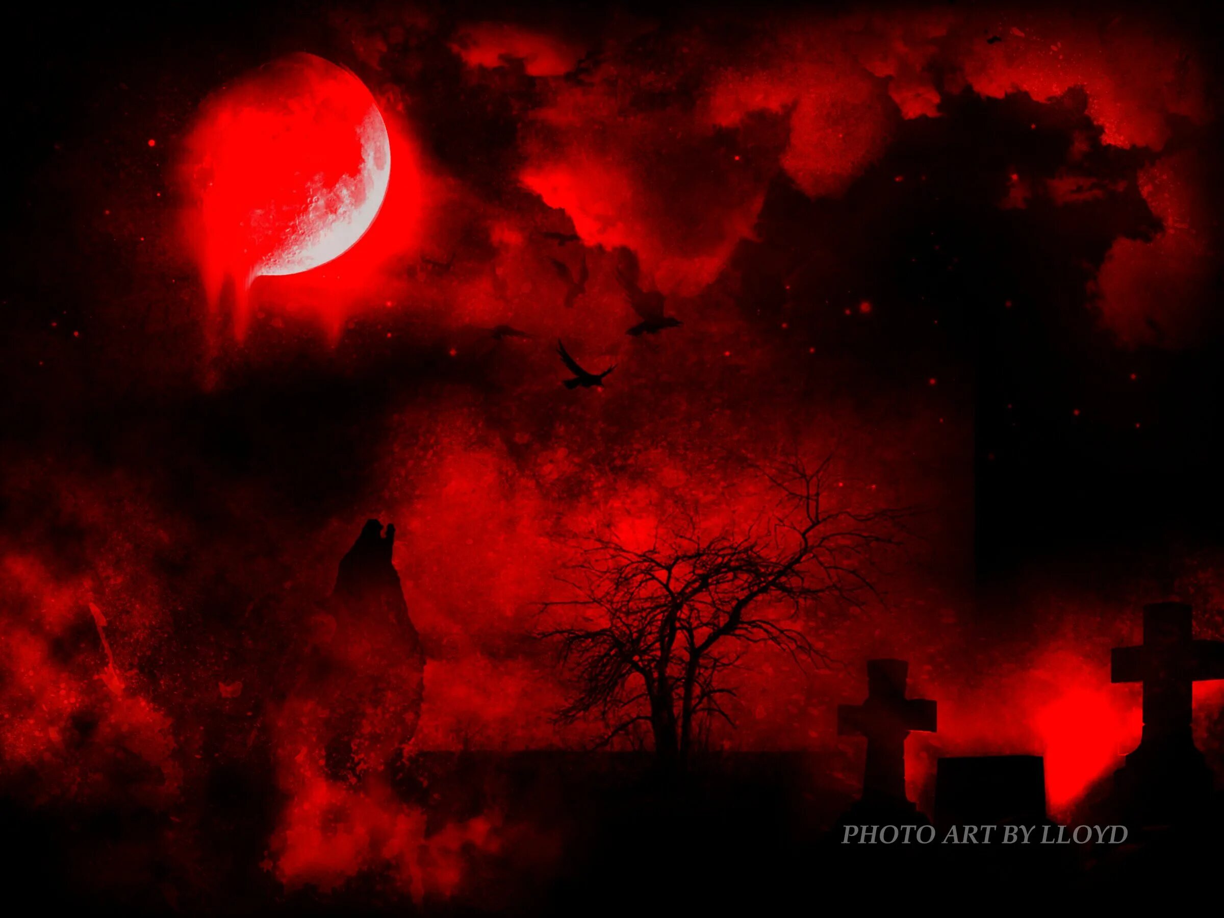 Включи кровавая ночь. Дивеево Кровавая Луна. Кровавая Луна. Красная Луна. Кровавая Луна арт.