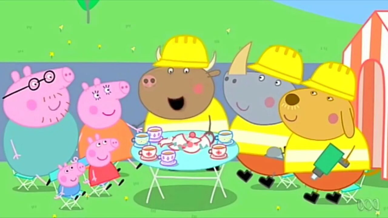 Свинка пеппа сезон 7 серия. Свинка пеппа мистер бык в посудной лавке. Свинка пеппа мистер бык. Мистер носорог из свинки пеппы. Мистер бык.