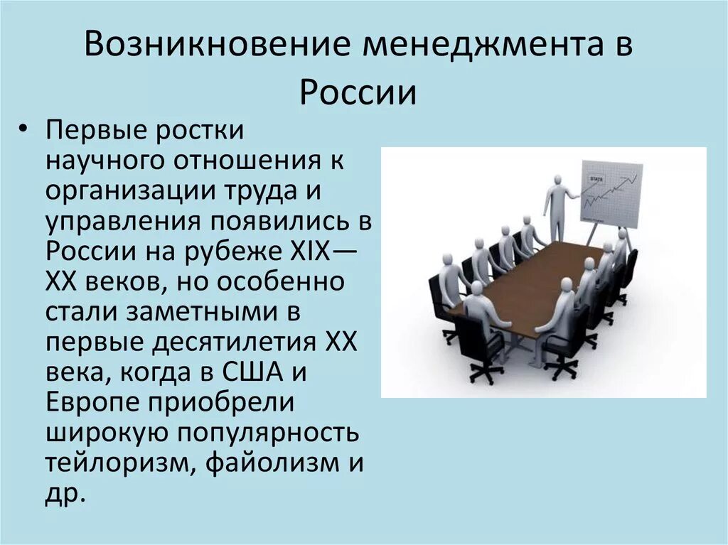 Возникновение менеджмента. История развития менеджмента. Зарождение менеджмента в России. Менеджмент презентация.