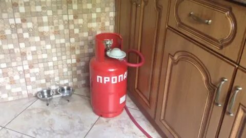 Как подключить газовый баллон к плите