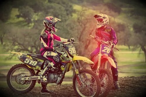 Девушки на кроссовых мотоциклах фото Идеи на тему "Motorcycles Мотоциклы" (230) в 2021 г мотоцикл, старые мотоциклы,