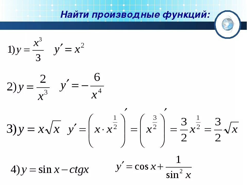 Решение производных с ответами. Как найти производную функции. Как найти производную функции примеры. Как решать производную функции. Как вычислить производную функции.