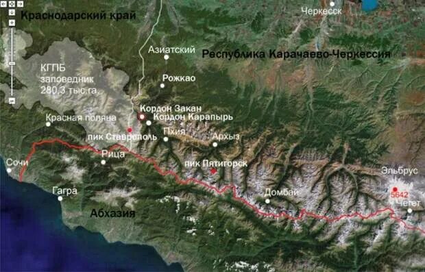 Черкесск сочи. Дорога Архыз красная Поляна. Кавказский заповедник карта маршрутов. Кавказский биосферный заповедник на карте. Кавказ на карте.