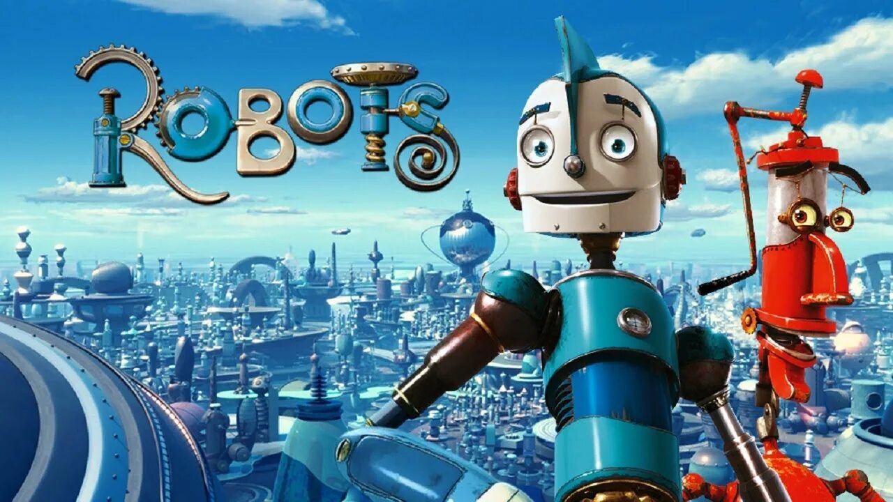 Robots cartoon. Роботы родни Нержавейкин. Роботс 2005 Пайпер.