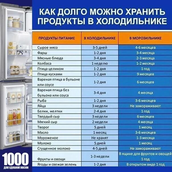 Сколько можно хранить заморозки