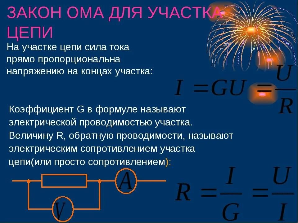 Формула расчета ом. Формула закона Ома для участка электрической цепи постоянного тока. 1 Закон Ома для участка цепи формула. Второй закон Ома для полной цепи. Укажите формулу закона Ома для участка цепи.