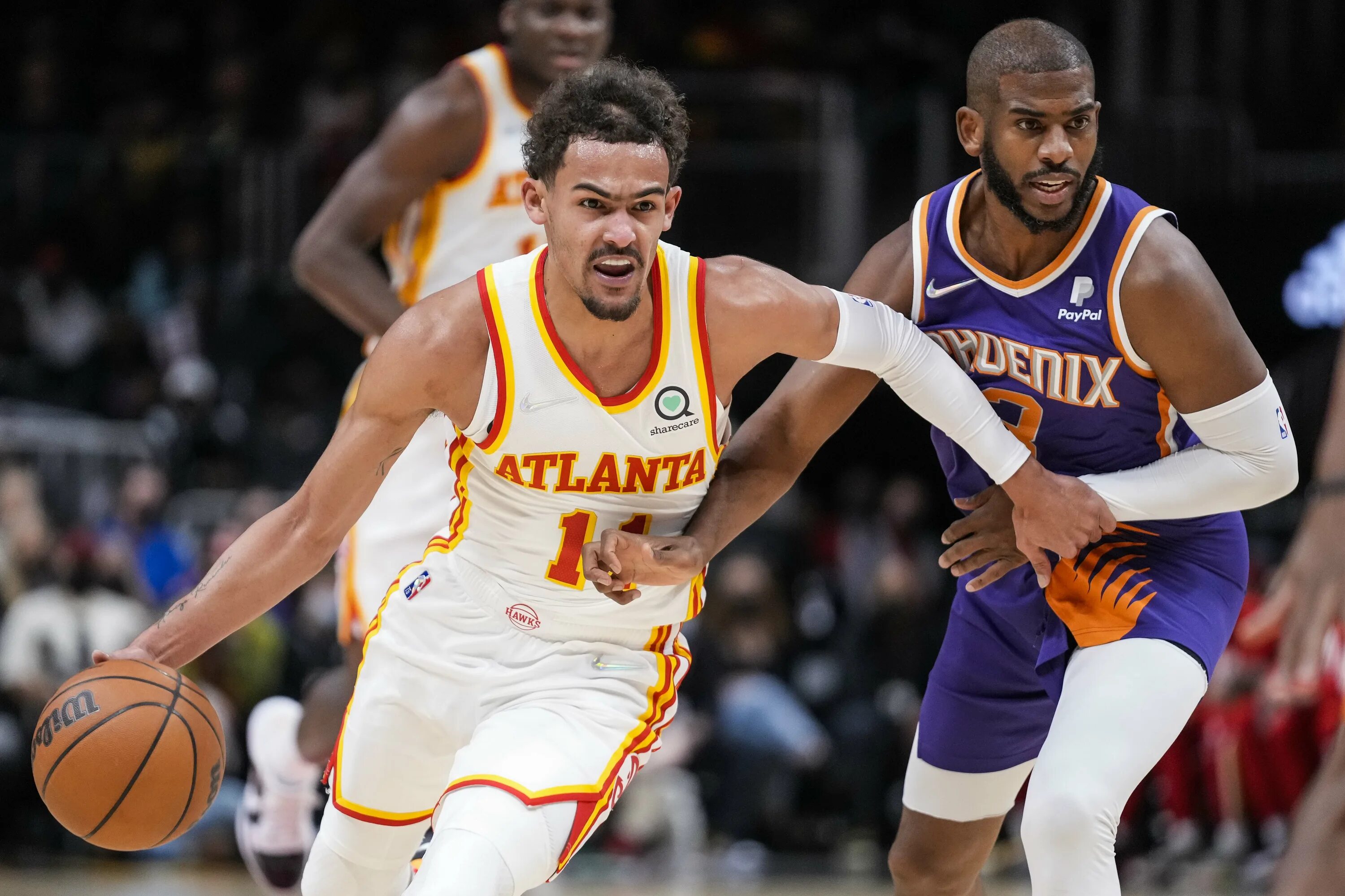 Финикс санз атланта хокс матч. Trae young Lakers. Лейкерс Финикс 2023. Trae young 1 Atlanta Hawks. Атланта — Финикс.