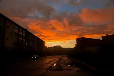 Норильск полярная ночь