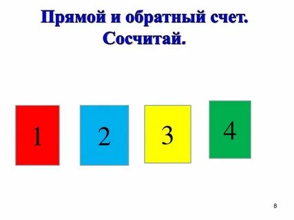 Презентация число 4 для дошкольников
