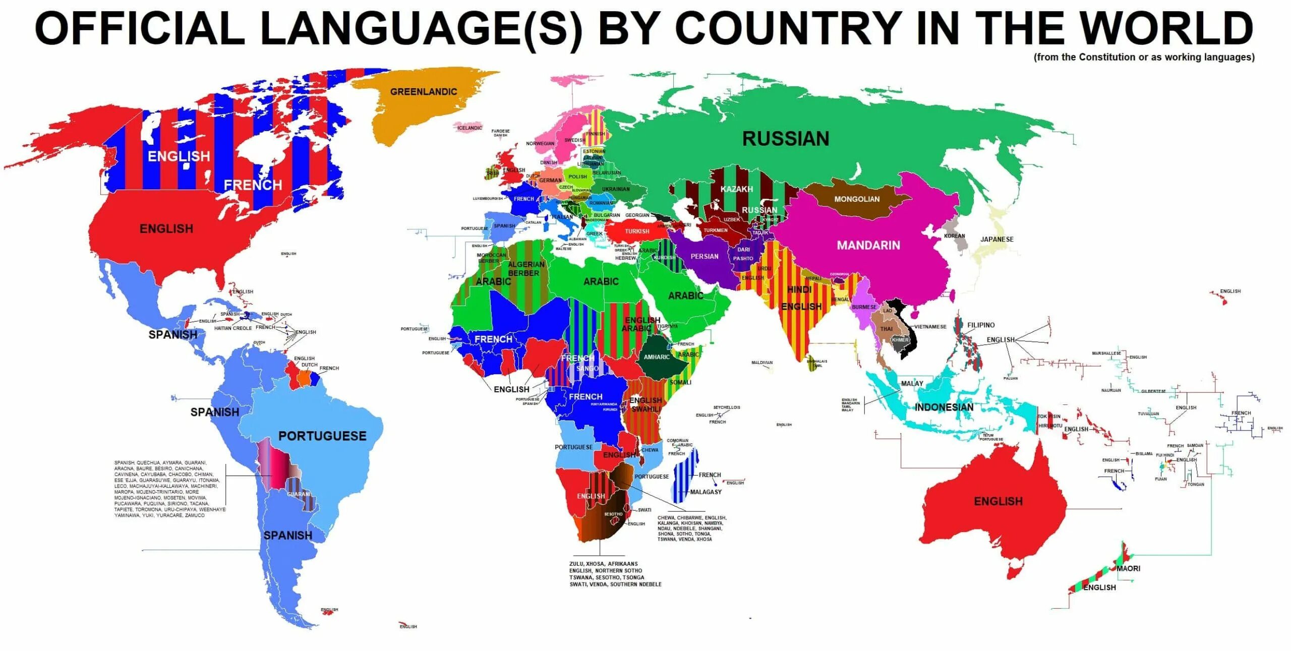 Какой язык в америке является официальным. Языки стран. Карта официальных языков.