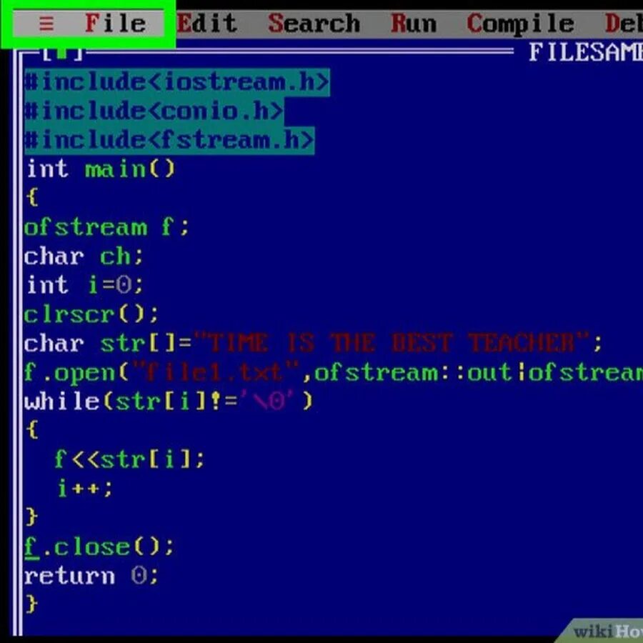 Debug program