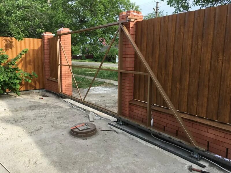 Откатные ворота в Архангельске