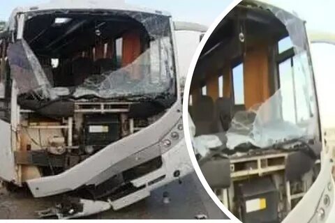 Попали в автобусе в аварию