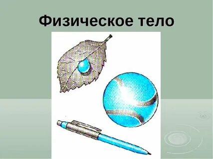 Признаки физического тела