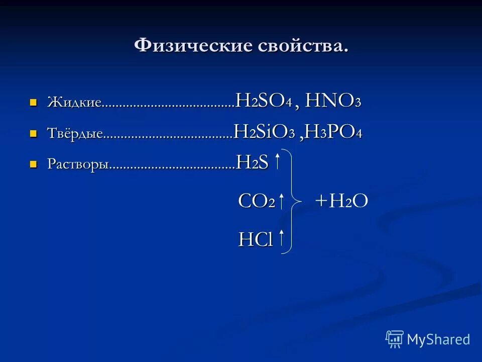 Название соединения h3po4