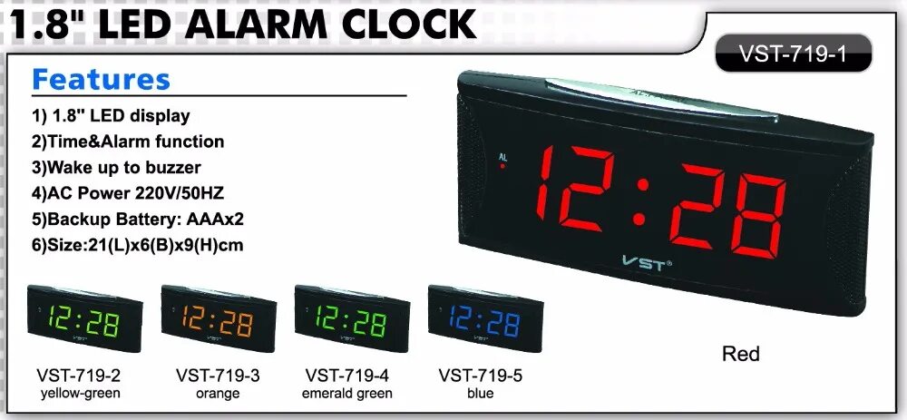 Vst часы как установить время. VST светодиодный цифровой будильник. VST 719w. Часы будильник VST 4501big. VST Alarm Clock.