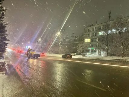На москву надвигается снегопад
