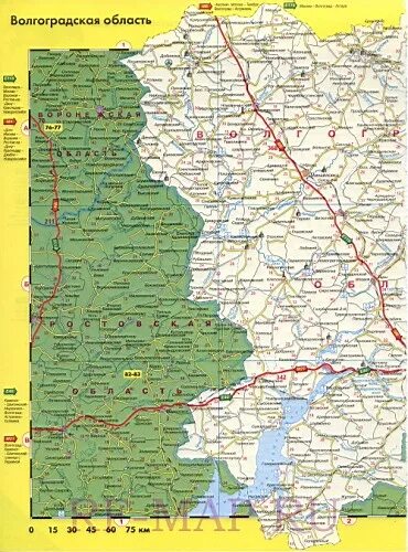 Карта дорог волгоградской. Автомобильные дороги Волгоградской области карта. Карта дорог Волгоградской области. Карта Воронежской и Волгоградской области. Граница Ростовской и Волгоградской области.