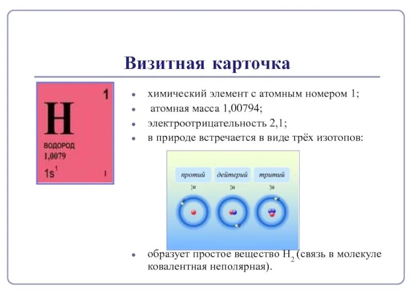 Литий номер группы. Водород химический элемент. Химический элемент водород карточка. Водород химический элемент характеристика. Водород характеристика элемента.