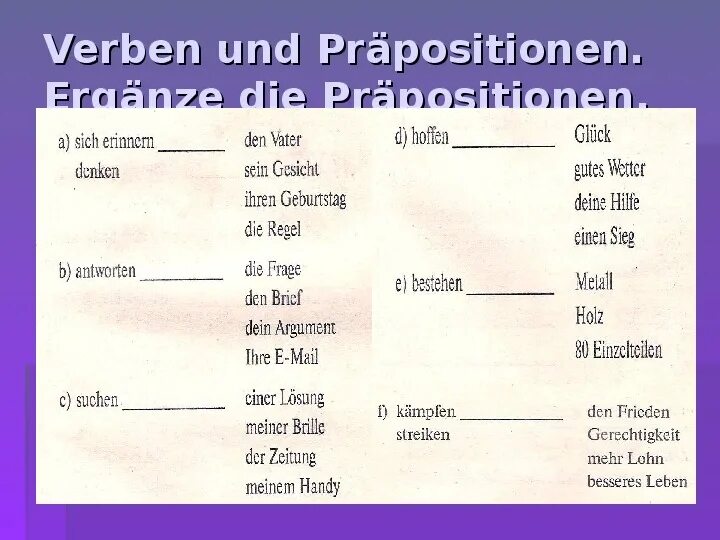 Verben mit präpositionen в немецком языке упражнения. Präpositionen в немецком языке. Rektion der verben таблица. Verben mit präpositionen в немецком языке упражнения. Verben mit präpositionen в немецком языке упражнения.