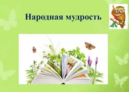 Предками данная мудрость народная презентация 4 класс