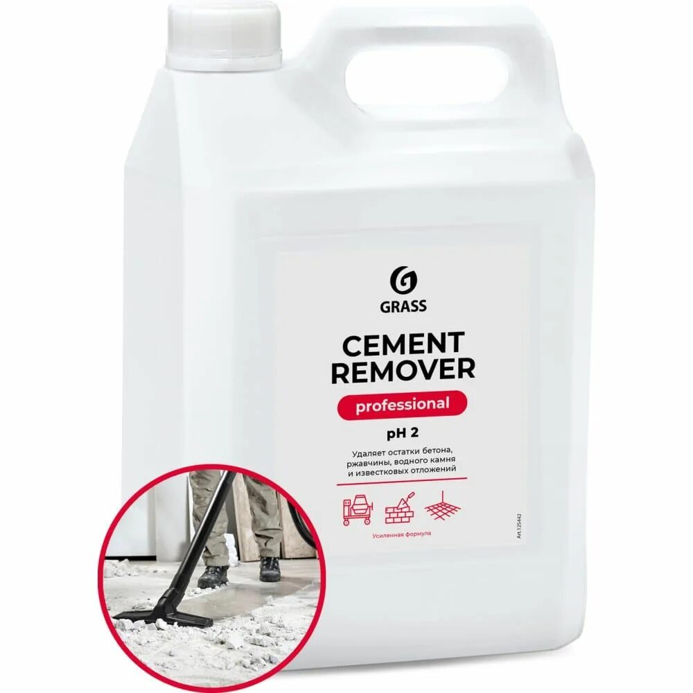Grass Cement Remover 5л. Средство для очистки после ремонта "Cement Remover" (канистра 1л). Очиститель после ремонта "Cement Cleaner" (канистра 5,5 кг). Grass очиститель после ремонта Cement Remover 1л.