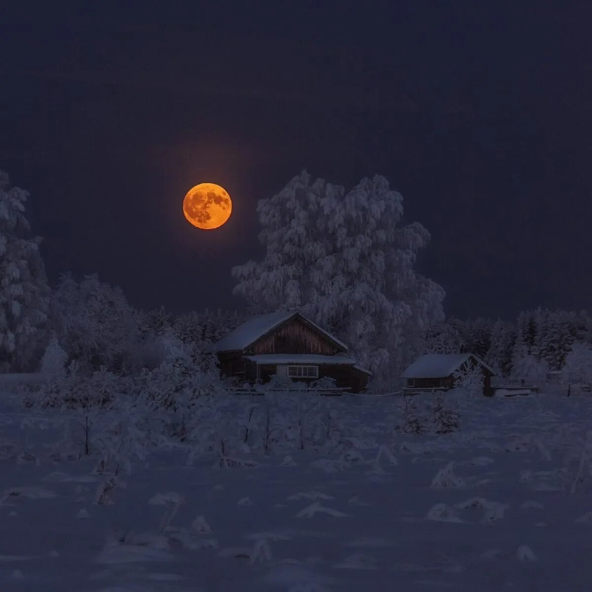 Тихая ночь в деревне . Тишина, спокойствие и красота ☺ Люблю жизнь и фотографиру