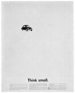 Think small