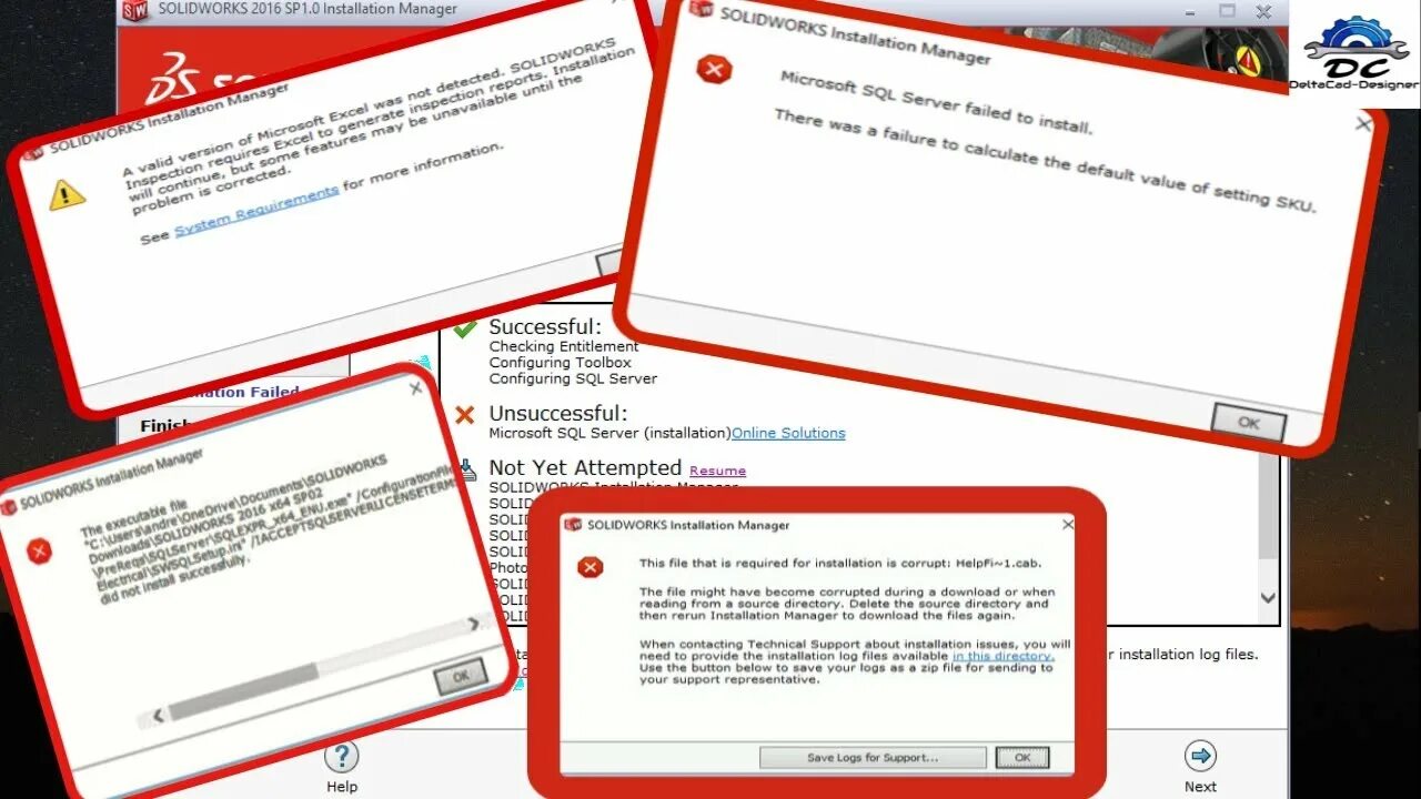 Solidworks sql. Проблемы с установкой solidworks 2019 sp2 ошибка ms sql server. ошибка -2147467259 sql. solidworks 2025 license validation error что делать. autocad 2025.1.2 an error occurred while preparing the installation.