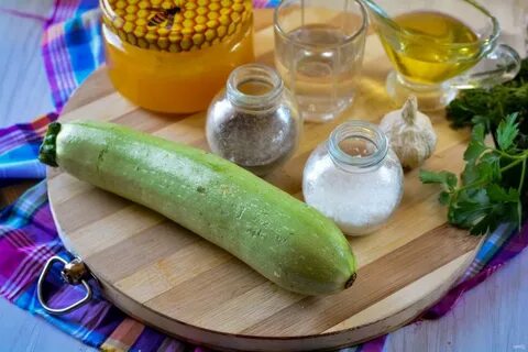 Приготовление кабачки с медом